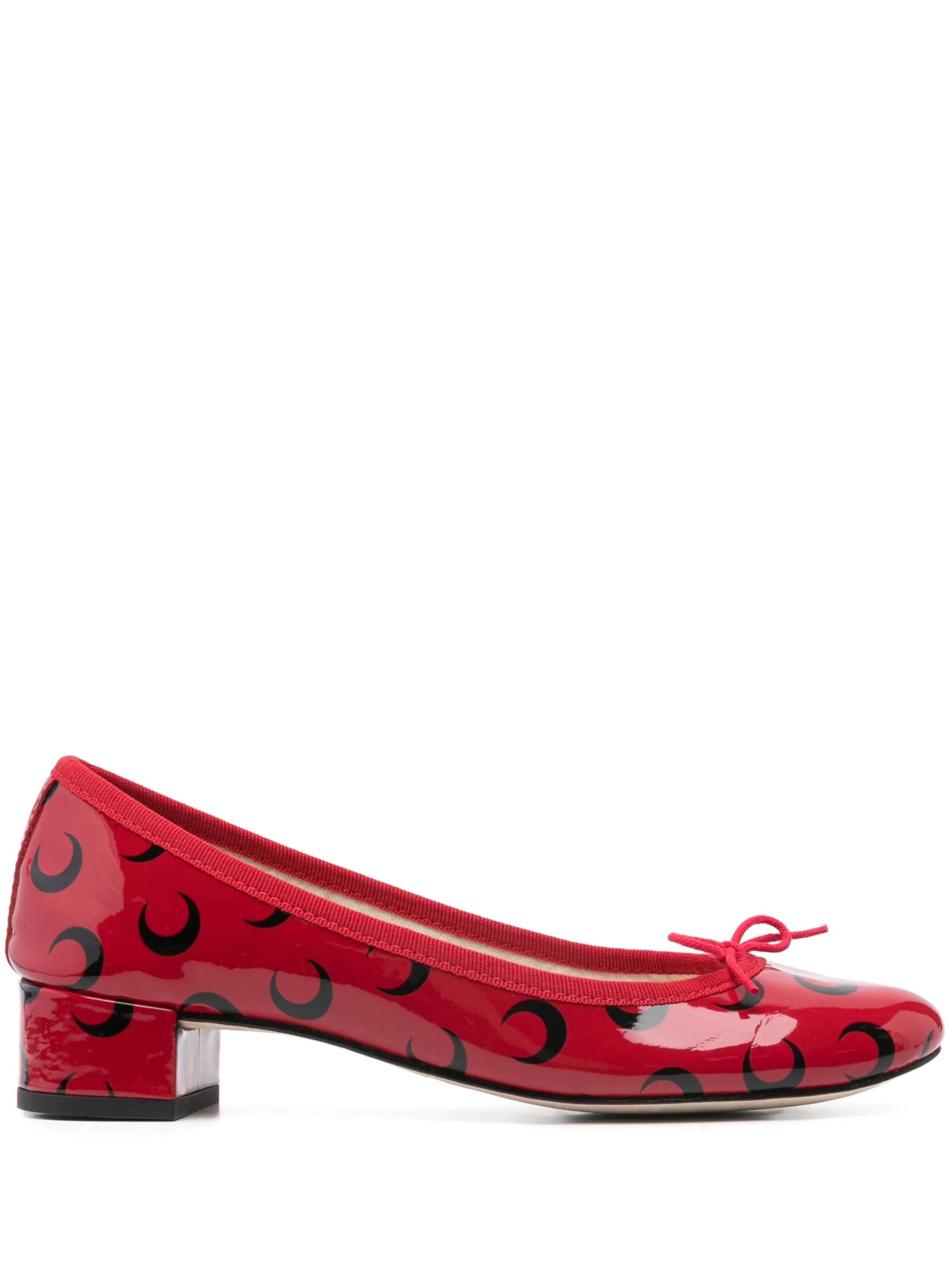 문 프린트 레더 REPETTO CAMILLE